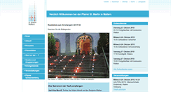 Desktop Screenshot of pfarrei-malters.ch